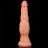 Votrelec, dvojvrstvové silikónové dildo, dĺžka 24cm