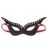 Bondage Fetish Masquerade Mask černá s cvoky