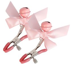 Škripce na bradavky NOIR Pink adjustable nipple clamps